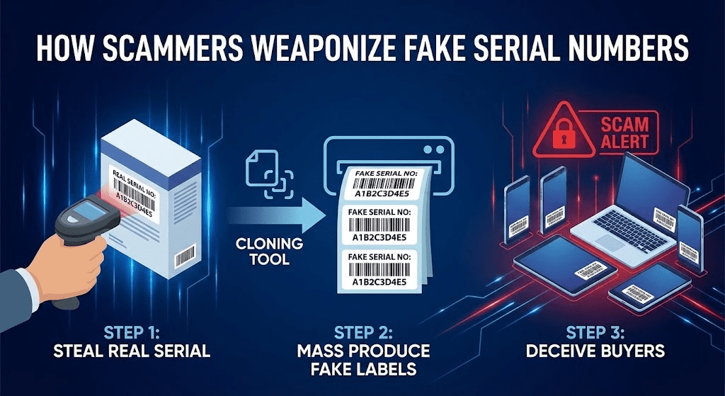 How Scammers Weaponize Fake Serial Numbers