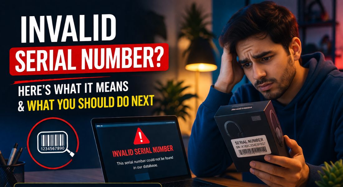 Invalid Serial Number